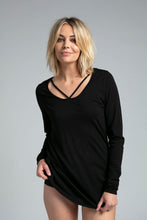 Load image into Gallery viewer, NES MERINO LATTICE L/S TOP