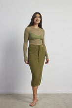 Load image into Gallery viewer, STANDARD ISSUE COTTON RIB TO RIB SKIRT
