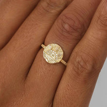 Load image into Gallery viewer, BY CHARLOTTE GOLD MY HEART IS GRATEFUL RING