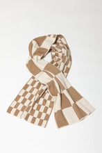 Load image into Gallery viewer, LEO + BE CHECKER BOARD SCARF

