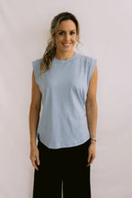 Load image into Gallery viewer, MAZU SORRY FOR NOW TANK CERULEAN