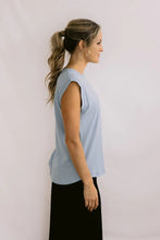 Load image into Gallery viewer, MAZU SORRY FOR NOW TANK CERULEAN