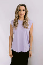 Load image into Gallery viewer, MAZU SORRY FOR NOW TANK PURPLE ROSE