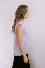 Load image into Gallery viewer, MAZU SORRY FOR NOW TANK PURPLE ROSE