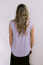 Load image into Gallery viewer, MAZU SORRY FOR NOW TANK PURPLE ROSE