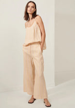 Load image into Gallery viewer, POL MIMOSA PANT PEACH STRIPE
