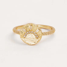 Load image into Gallery viewer, BY CHARLOTTE GOLD MY HEART IS GRATEFUL RING
