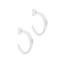 Load image into Gallery viewer, BY CHARLOTTE SILVER I AM LIGHT HOOPS