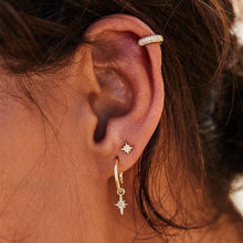 Load image into Gallery viewer, BY CHARLOTTE GOLD STARLIGHT EARRINGS