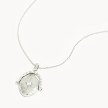 Load image into Gallery viewer, BY CHARLOTTE SILVER NORTH STAR SPINNER NECKLACE