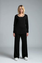 Load image into Gallery viewer, NES MERINO LATTICE L/S TOP