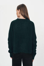 Load image into Gallery viewer, ROWIE LAMARA KNIT JUMPER DEEP EMERALD
