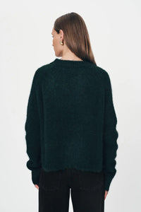 ROWIE LAMARA KNIT JUMPER DEEP EMERALD