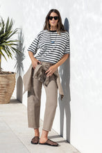 Load image into Gallery viewer, COMING SOON | STORIES BE TOLD IDOLISE TAUPE STRETCH SOFT BARREL JEAN
