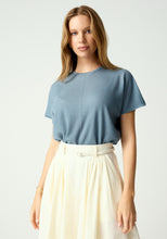 Load image into Gallery viewer, UNTOUCHED WORLD HAZE KNIT TEE MOONSTONE
