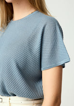 Load image into Gallery viewer, UNTOUCHED WORLD HAZE KNIT TEE MOONSTONE
