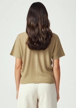 Load image into Gallery viewer, UNTOUCHED WORLD HAZE KNIT TEE ALOE
