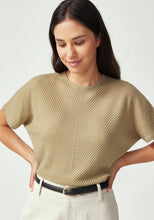 Load image into Gallery viewer, UNTOUCHED WORLD HAZE KNIT TEE ALOE
