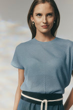 Load image into Gallery viewer, UNTOUCHED WORLD HAZE KNIT TEE MOONSTONE
