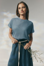 Load image into Gallery viewer, UNTOUCHED WORLD HAZE KNIT TEE MOONSTONE
