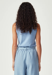 UNTOUCHED WORLD ARLEE SINGLET SKYBLUE