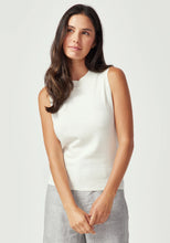 Load image into Gallery viewer, UNTOUCHED WORLD ARLEE SINGLET WHITE LINEN
