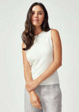 Load image into Gallery viewer, UNTOUCHED WORLD ARLEE SINGLET WHITE LINEN
