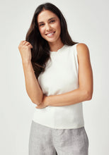 Load image into Gallery viewer, UNTOUCHED WORLD ARLEE SINGLET WHITE LINEN
