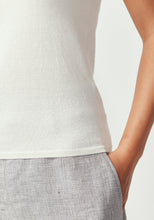Load image into Gallery viewer, UNTOUCHED WORLD ARLEE SINGLET WHITE LINEN
