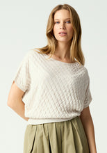 Load image into Gallery viewer, UNTOUCHED WORLD HANNAH TEE ECRU
