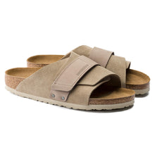 Load image into Gallery viewer, BIRKENSTOCK KYOTO SOFT SUEDE &amp; NUBUCK TAUPE
