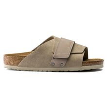 Load image into Gallery viewer, BIRKENSTOCK KYOTO SOFT SUEDE &amp; NUBUCK TAUPE
