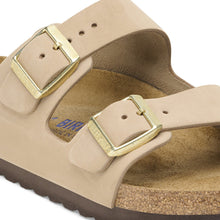 Load image into Gallery viewer, BIRKENSTOCK ARIZONA SFB NUBUCK (REGULAR) SANDCASTLE
