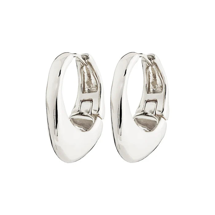 PILGRIM SILVER DUNE RECYCLED EARRINGS