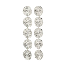 Load image into Gallery viewer, PILGRIM AIR EARRINGS SILVER
