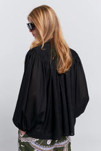Load image into Gallery viewer, KAREN WALKER REINING BOW BLOUSE BLACK
