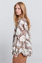 Load image into Gallery viewer, KAREN WALKER REINING BOW BLOUSE CREAM MULTI
