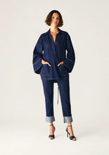 Load image into Gallery viewer, MOS THE LABEL SONIA DENIM TUNIC TOP DEEP INDIGO
