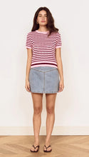 Load image into Gallery viewer, MINK PINK CALLA KNIT TEE ROSE/PINK STRIPE
