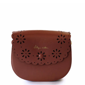 KATHRYN WILSON BONNIE BAG WALNUT CALF