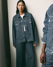 Load image into Gallery viewer, KOWTOW RILEY JACKET CHALK STRIPE
