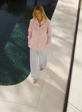 Load image into Gallery viewer, ESMAEE BAYVIEW STRIPE SHIRT PINK STRIPE
