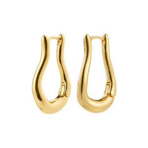 PILGRIM UNFOLD RECYLCED EARRINGS GOLD
