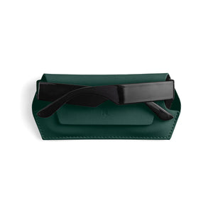 FOX & LEO GLASSES CASE FOREST GREEN