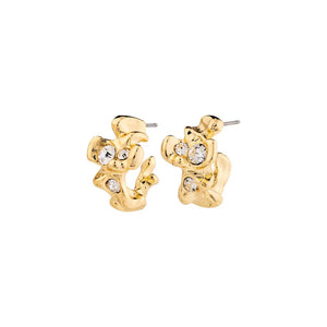 PILGRIM SUNSET RECYLED EARRINGS GOLD PLATED