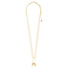 Load image into Gallery viewer, PILGRIM BETWEEN RECYLCED NECKLACE GOLD
