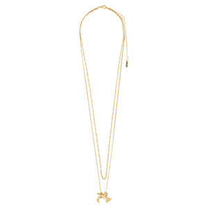 PILGRIM BETWEEN RECYLCED NECKLACE GOLD