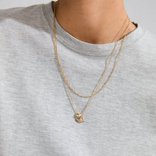 Load image into Gallery viewer, PILGRIM BETWEEN RECYLCED NECKLACE GOLD
