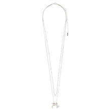 Load image into Gallery viewer, PILGRIM BETWEEN RECYLCED NECKLACE SILVER
