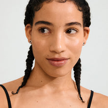 Load image into Gallery viewer, PILGRIM SILVER BETWEEN RECYCLED BROWN EARRINGS
